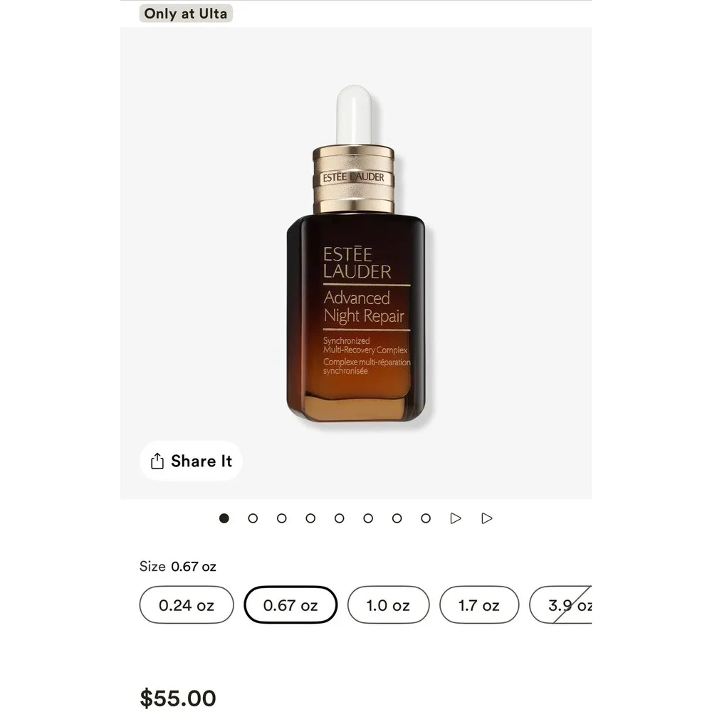 Estée Lauder Advanced Night Repair Serum 0.68 oz 20mL MSRP $55